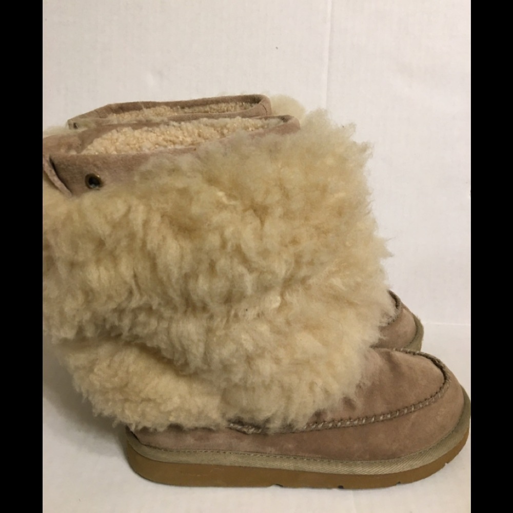 UGG Vtg Australia Suede Shearling Boots - Picture 3 of 15